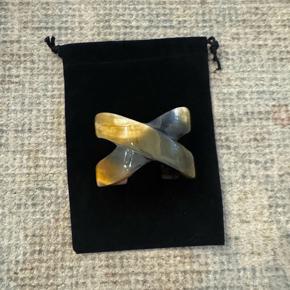 Ethically Sourced Buffalo Horn Cuff Bracelet - image 1